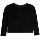 Long Sleeve Pointelle Shirt - Denny's