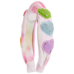 Heart Patches Terry Knot Headband - Denny's