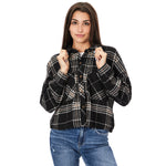 Crop Plaid Flannel Shirt - Denny's