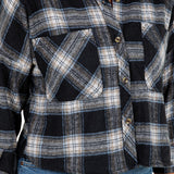 Trina Cropped Flannel Shirt