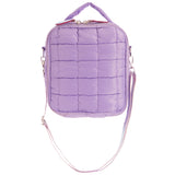 Lavender Solid Puffy Lunch Box - Denny's