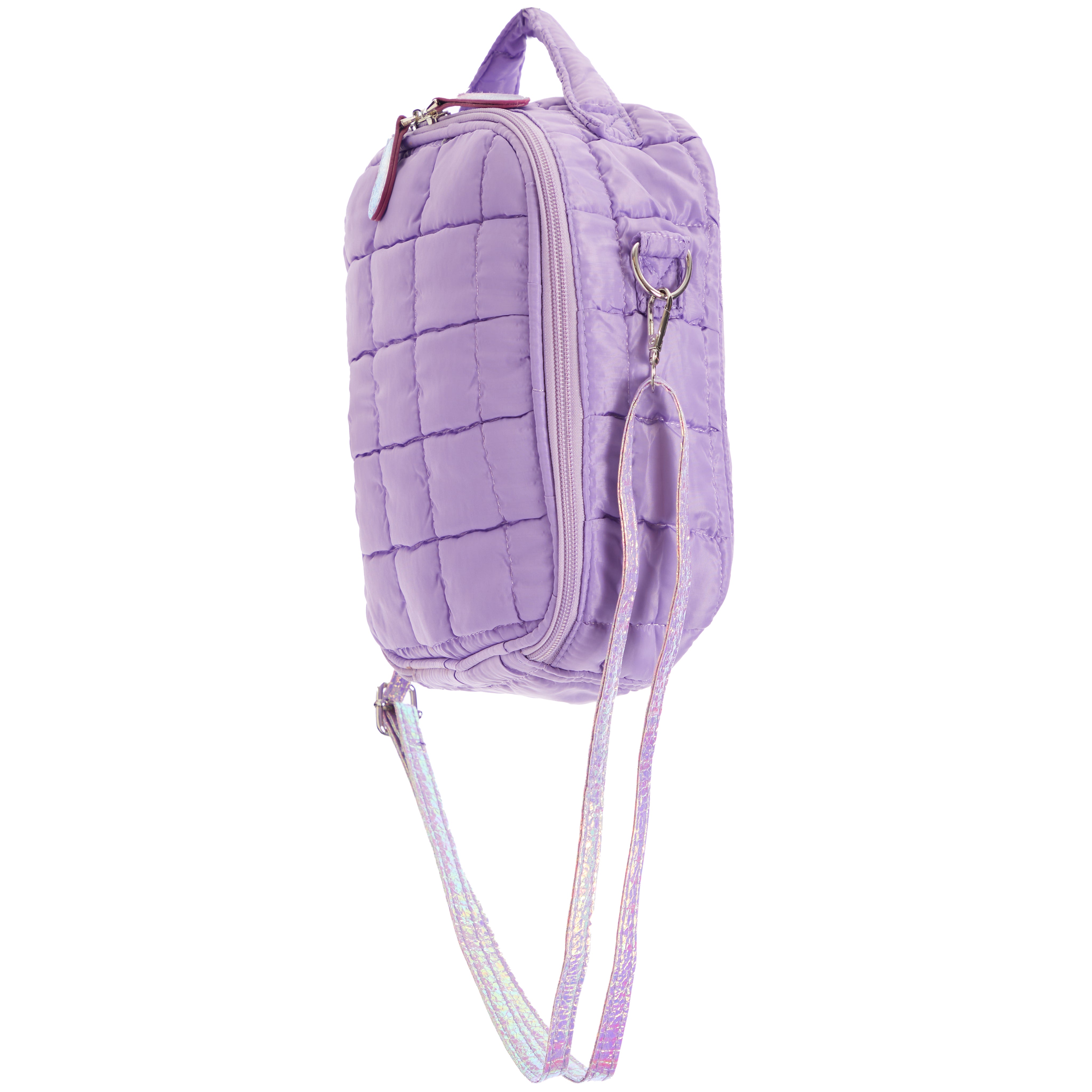 Lavender Solid Puffy Lunch Box - Denny's
