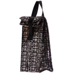 Black Silver Splatter Snack Bag - Denny's