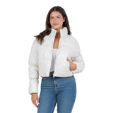 Vegan Leather Ultra Puffer Jacket