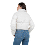 Vegan Leather Ultra Puffer Jacket