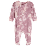 Mauve Tie Dye Footie - Denny's
