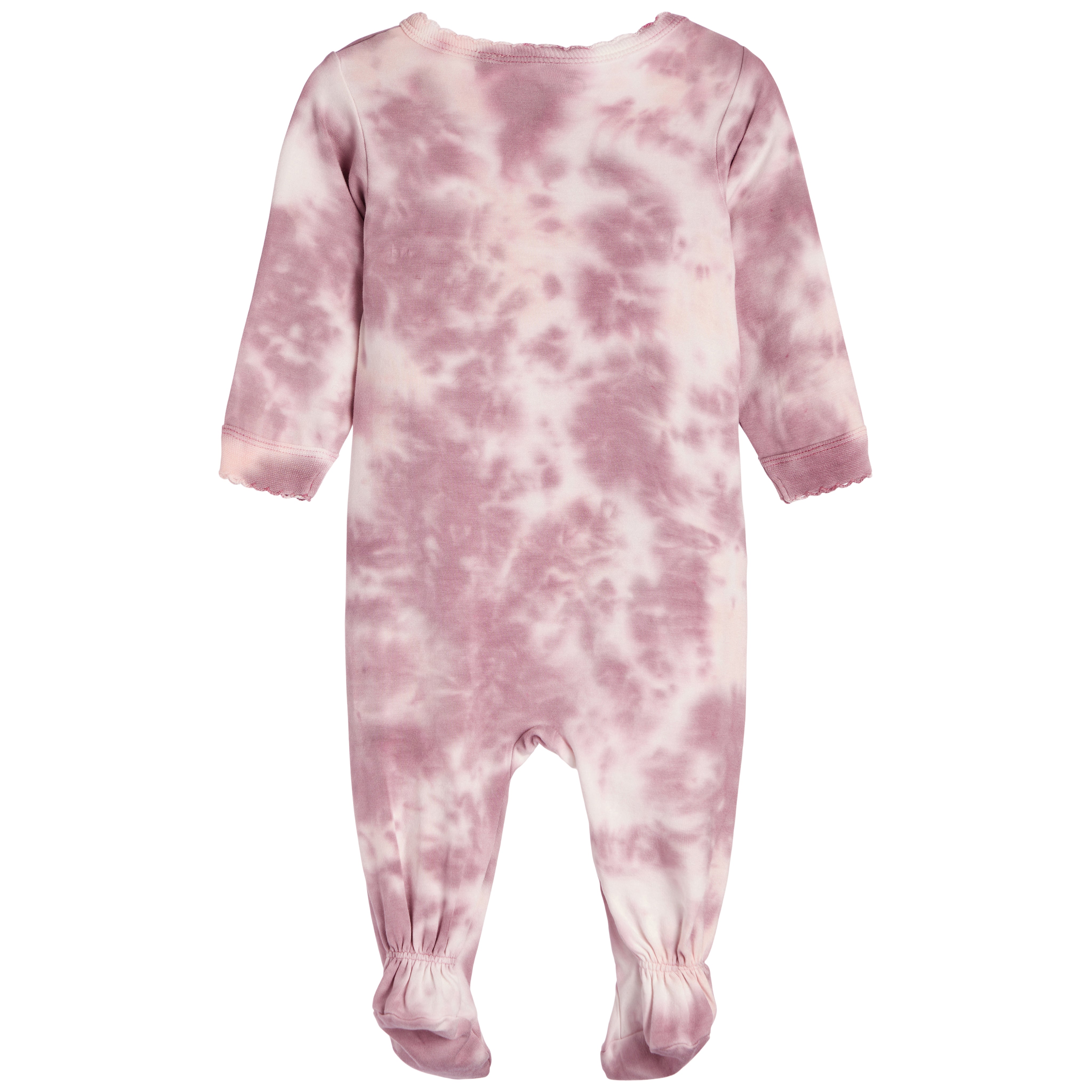 Mauve Tie Dye Footie - Denny's