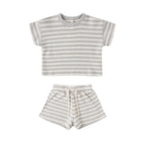 2pc Stripe Short Set