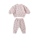 2pc Hearts Slouch Set - Denny's