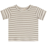 2pc Waffle Stripe Short Set