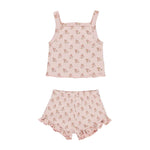 2pc Roses Shortie Set - Denny's