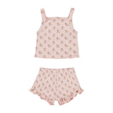 2pc Roses Shortie Set - Denny's