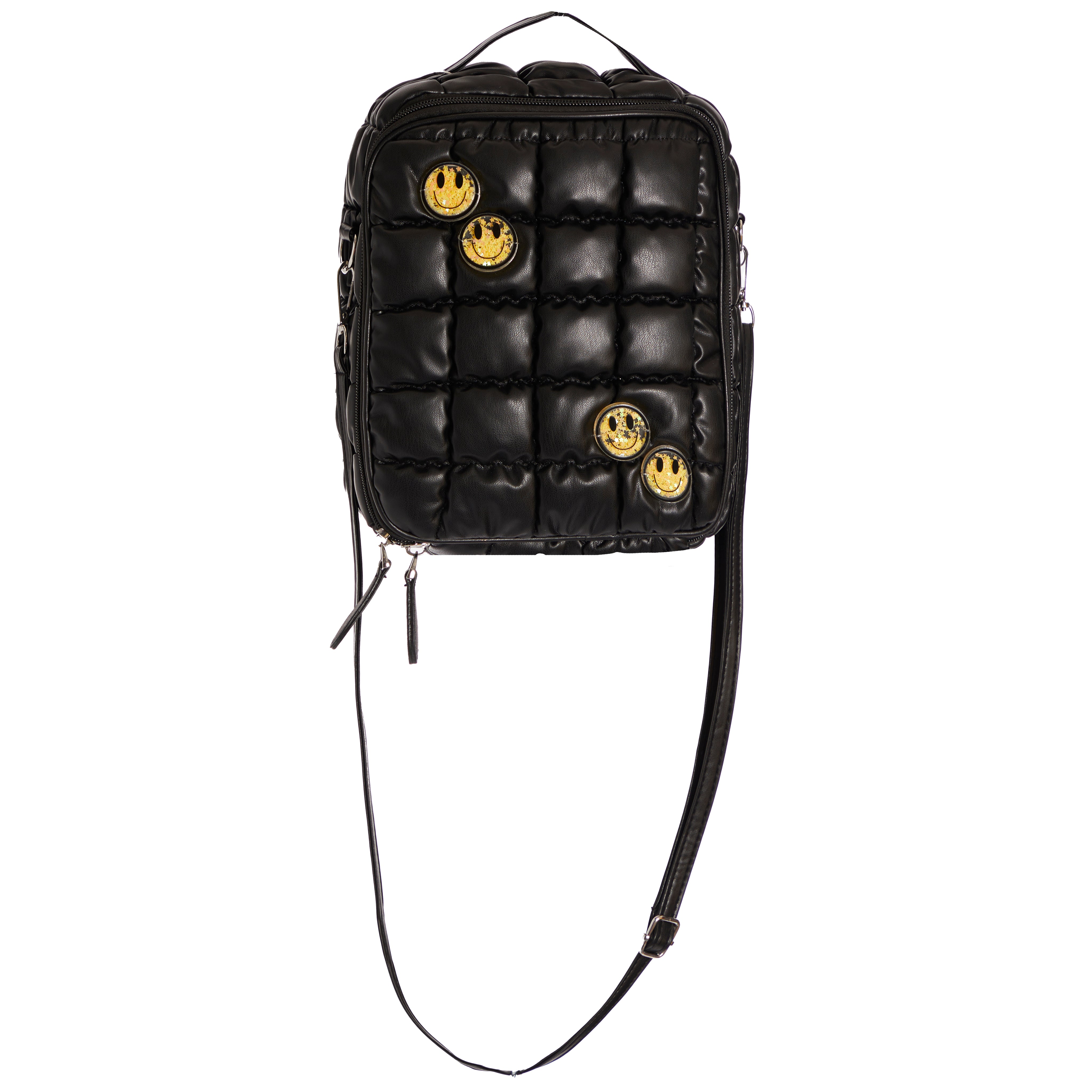 Quilted Puffer Lunch Box with Confetti Smileys - Denny's