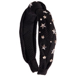 Stones & Stars Quilted Knot Headband - Denny's