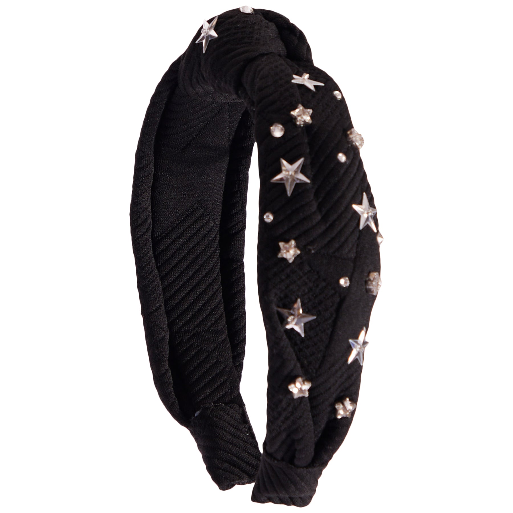 Stones & Stars Quilted Knot Headband - Denny's