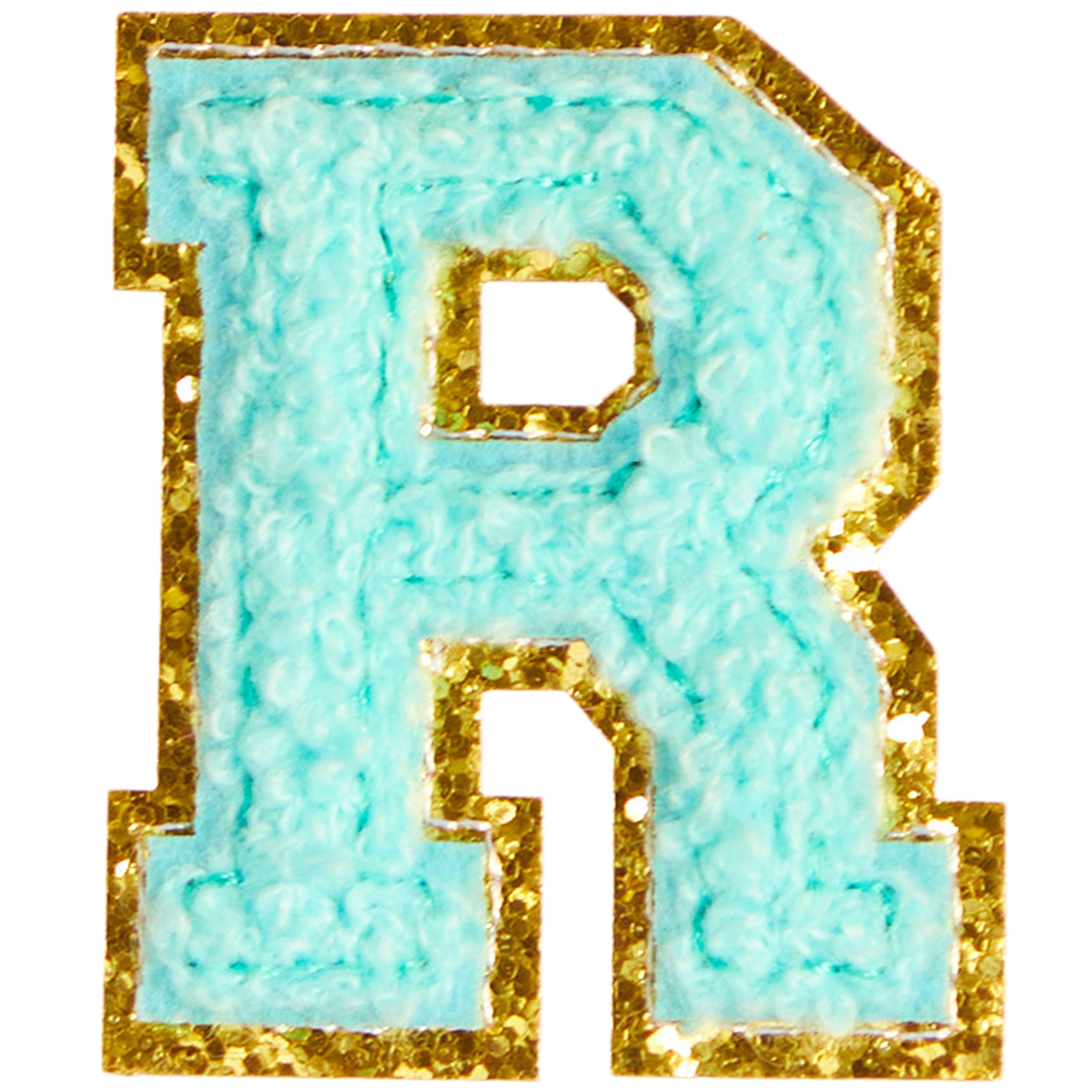 R Varsity Chenille Letter Sticker Patch - Denny's