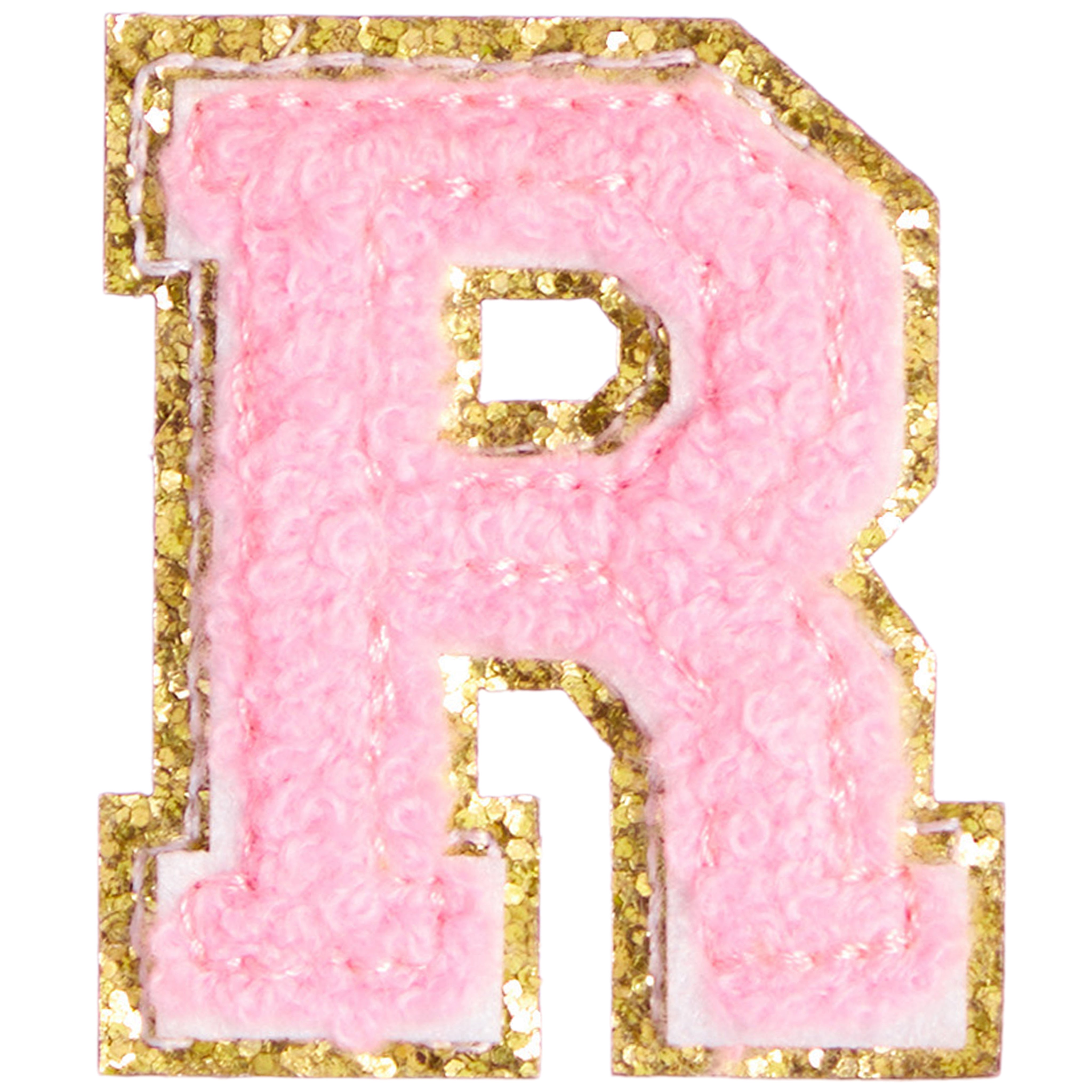 R Varsity Chenille Letter Sticker Patch - Denny's