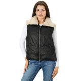 Mixed Media Vest - Denny's