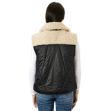 Mixed Media Vest - Denny's