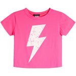 White Bolt Short Sleeve Tee - Denny's