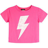 White Bolt Short Sleeve Tee - Denny's