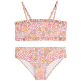 2pc Ditsy Bandeau Bikini