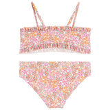 2pc Ditsy Bandeau Bikini