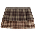 Raquel Plaid Micro Mini Skirt - Denny's