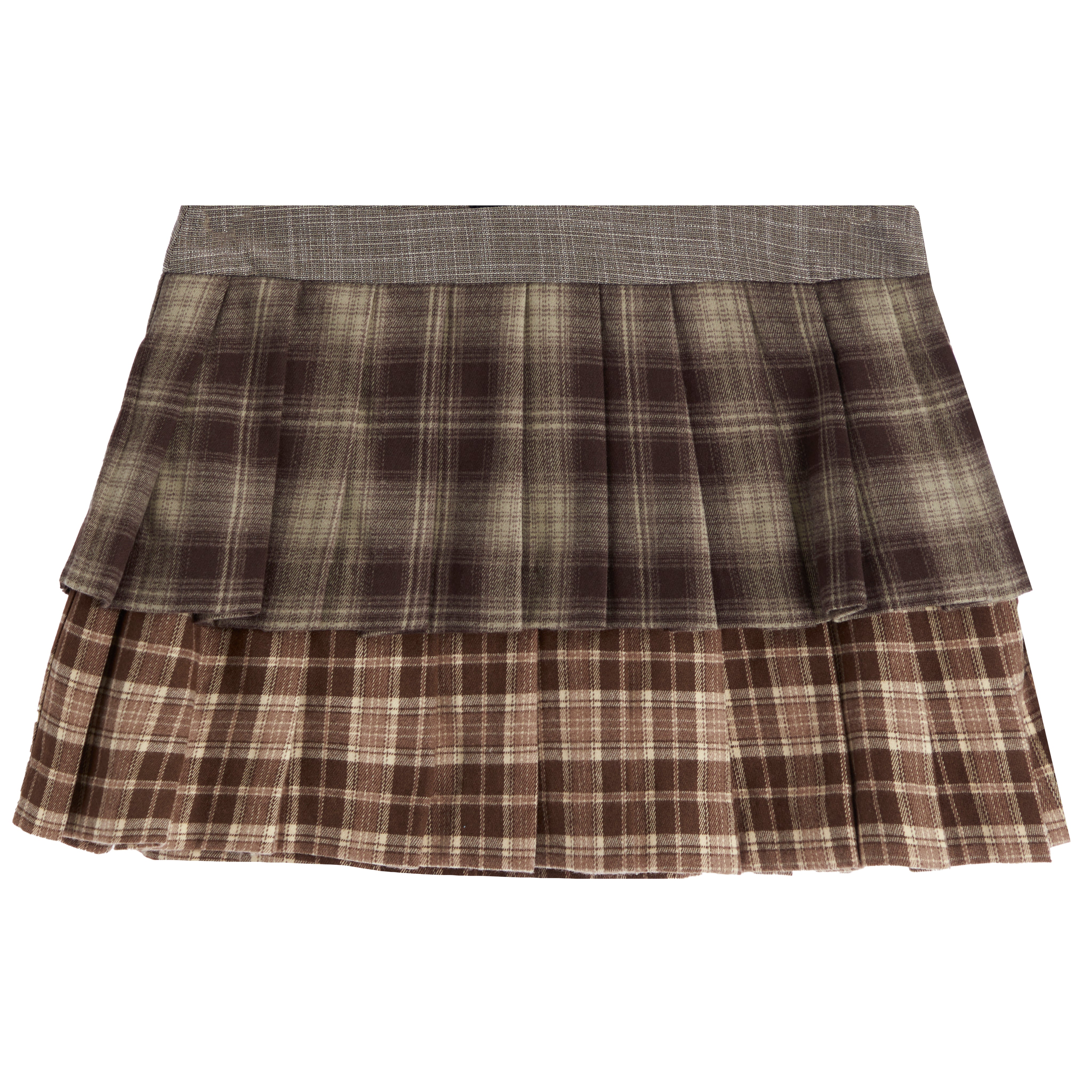 Raquel Plaid Micro Mini Skirt - Denny's
