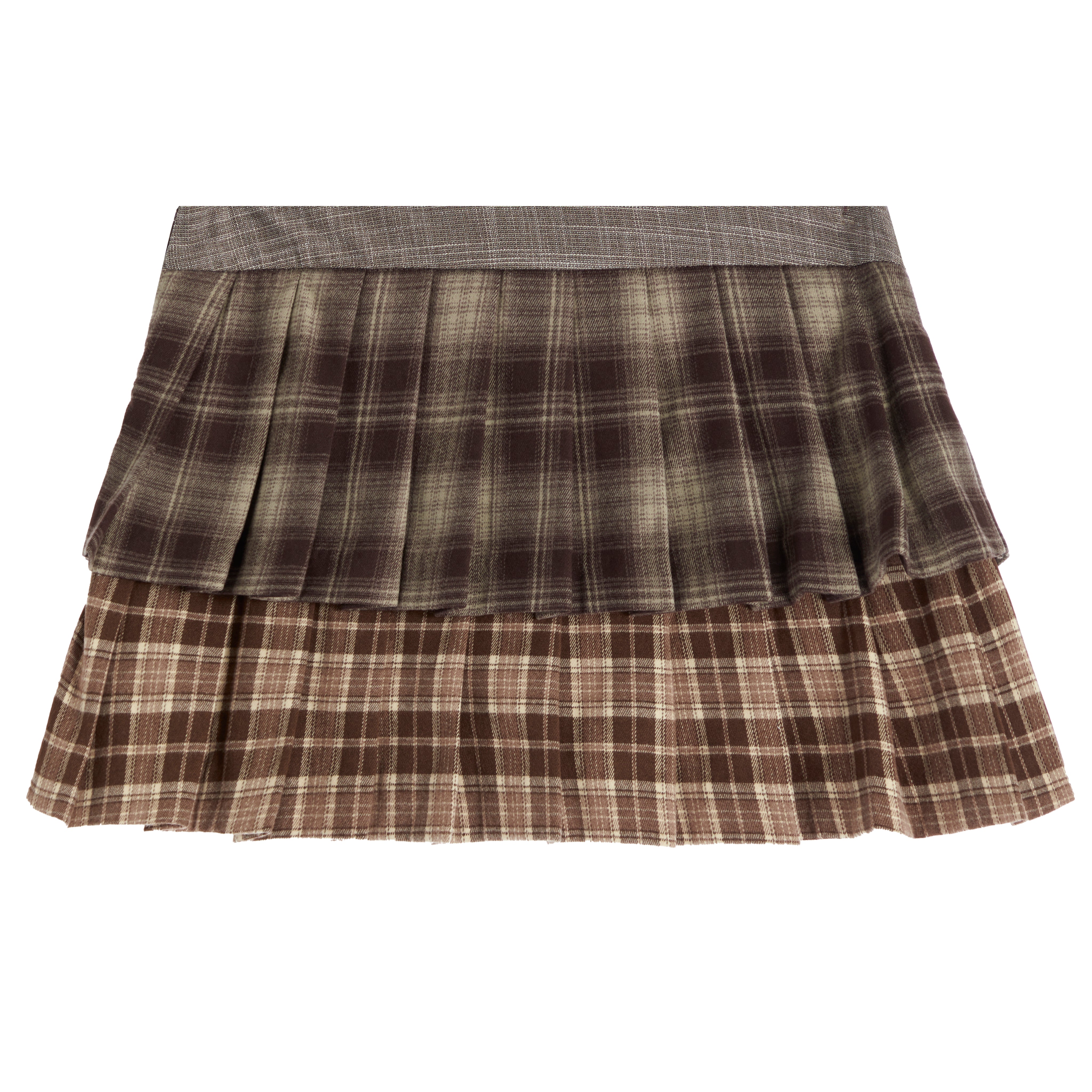 Raquel Plaid Micro Mini Skirt - Denny's