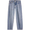 Light blue denim jeans with a faded wash, shown flat against a plain white background.
