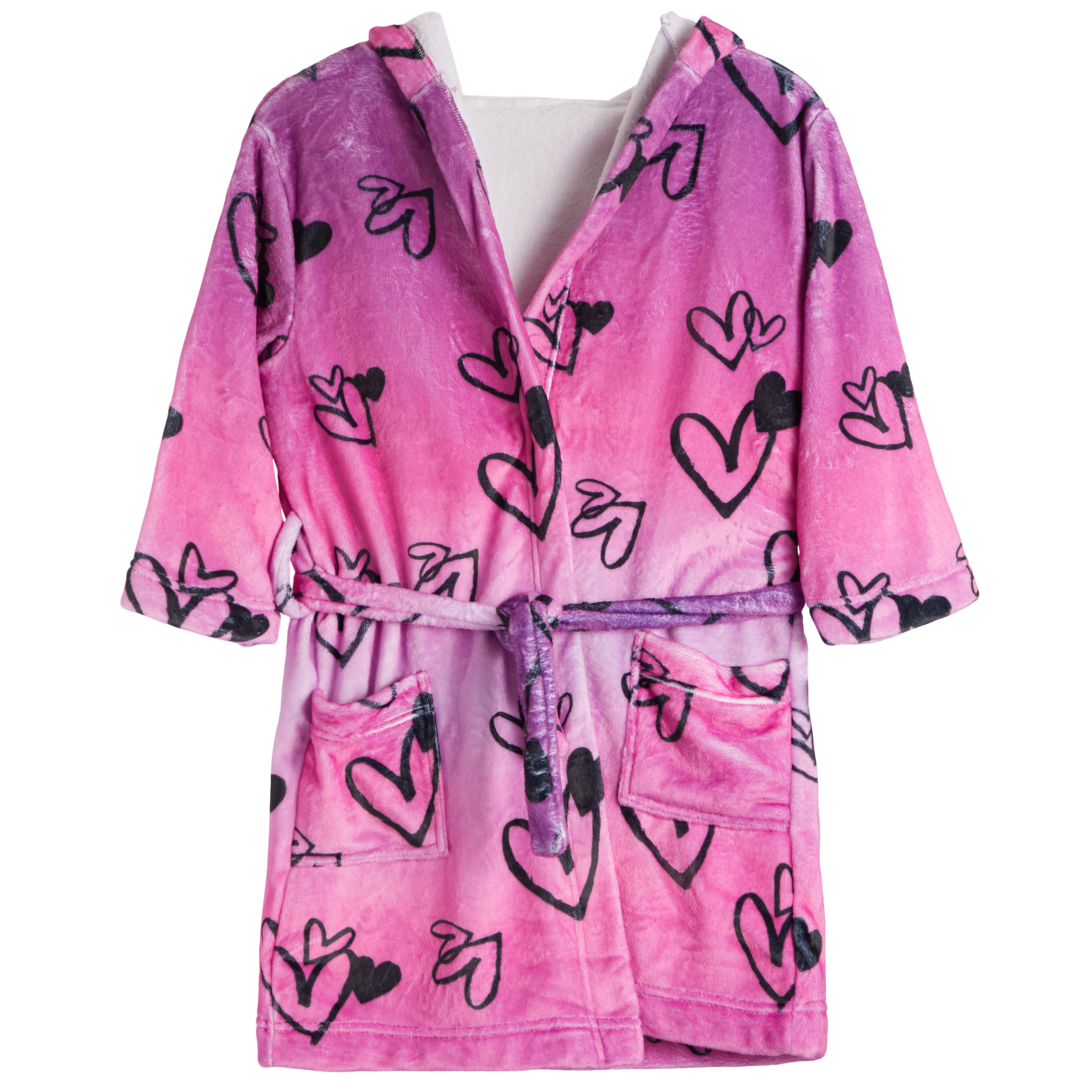 Ombre Hearts Robe - Denny's