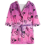 Ombre Hearts Robe - Denny's