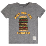 Here For The Burgers Short Sleeve Tee - Denny's