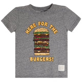 Here For The Burgers Short Sleeve Tee - Denny's
