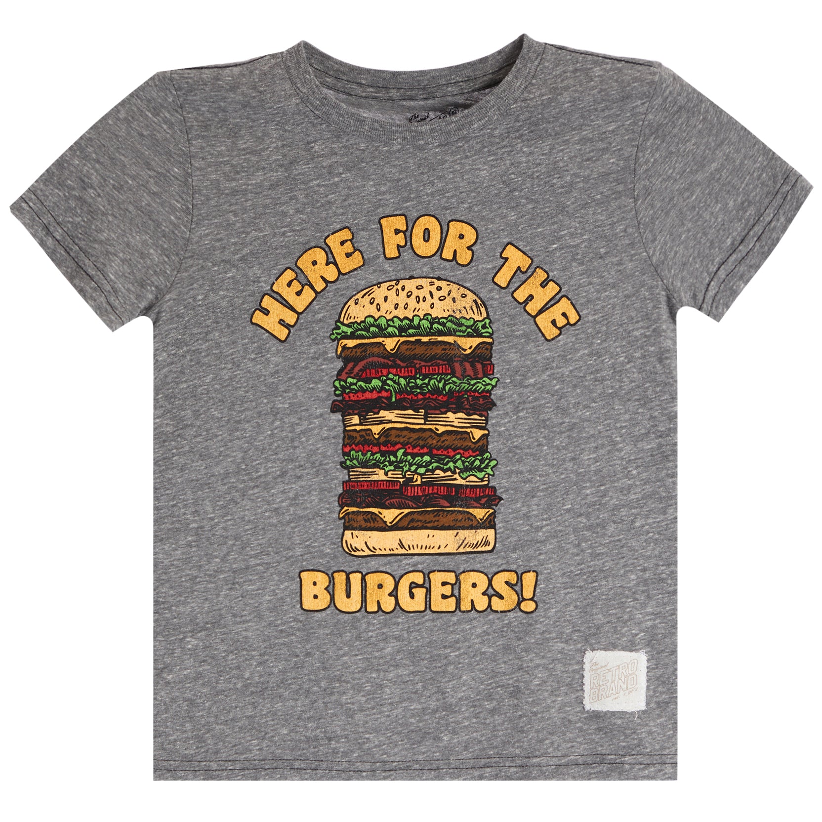 Here For The Burgers Short Sleeve Tee - Denny's