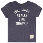 IDK I Like Snacks Short Sleeves Tee - Denny's