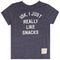 IDK I Like Snacks Short Sleeves Tee - Denny's