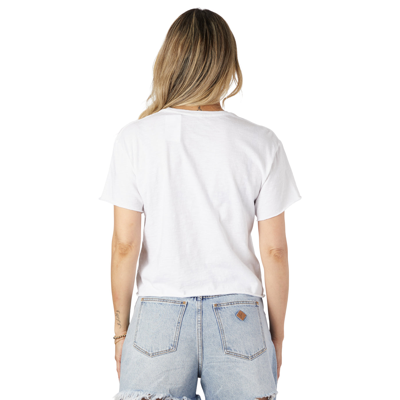 Cherry Bow Crop Tee - Denny's