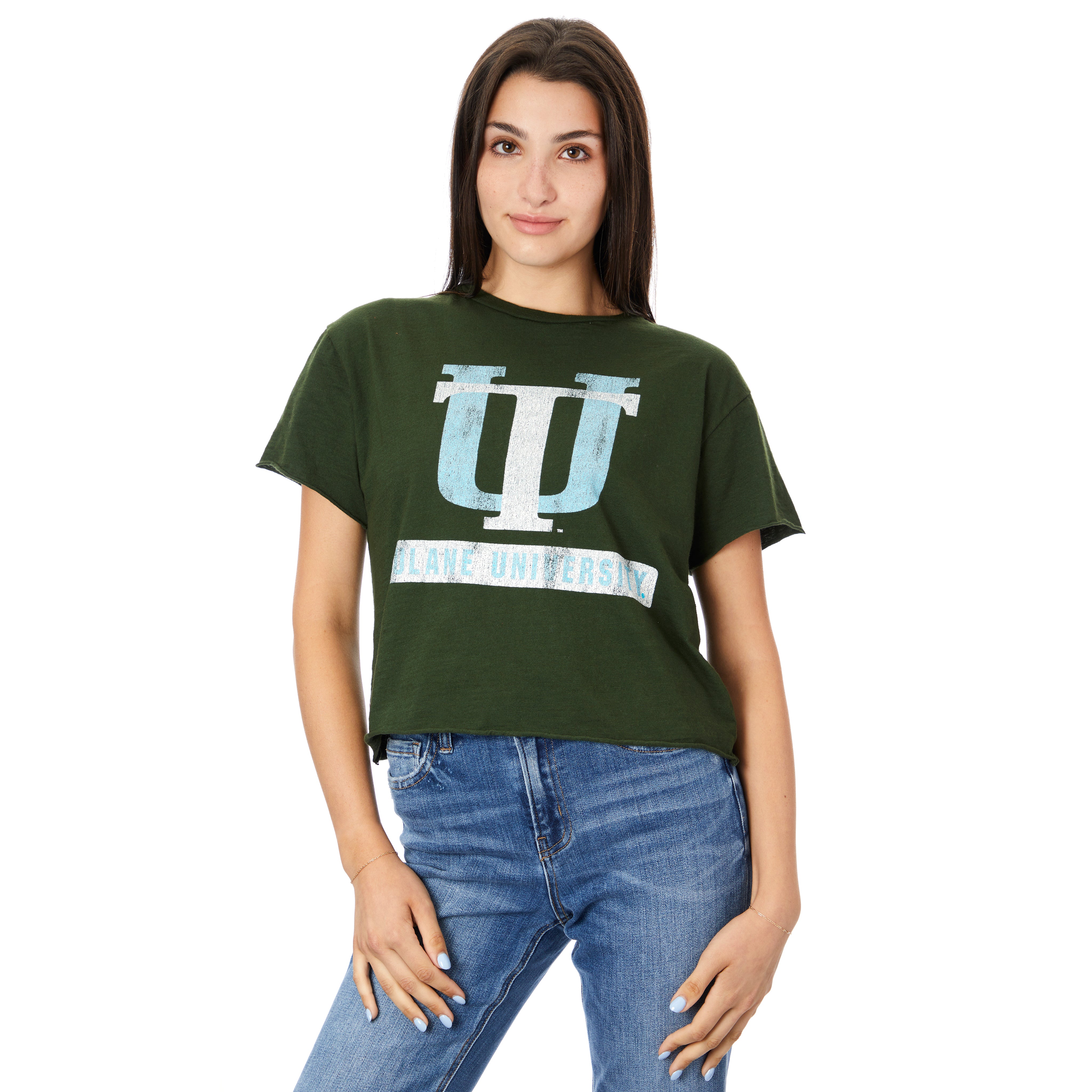 Tulane Crop Tee - Denny's