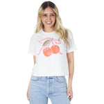 Water Color Cherry Crop Tee - Denny's