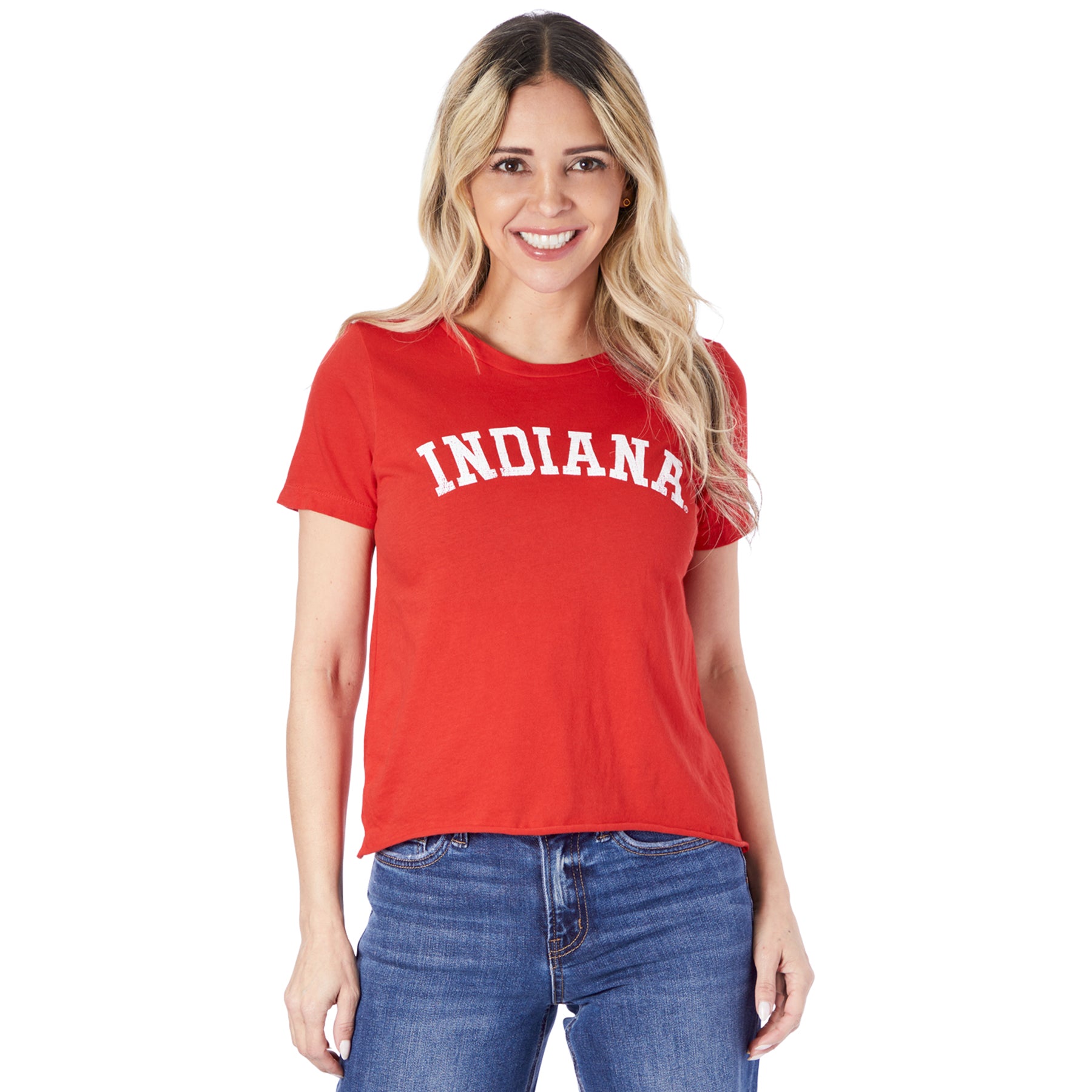 Indiana State Distressed Tee - Denny's