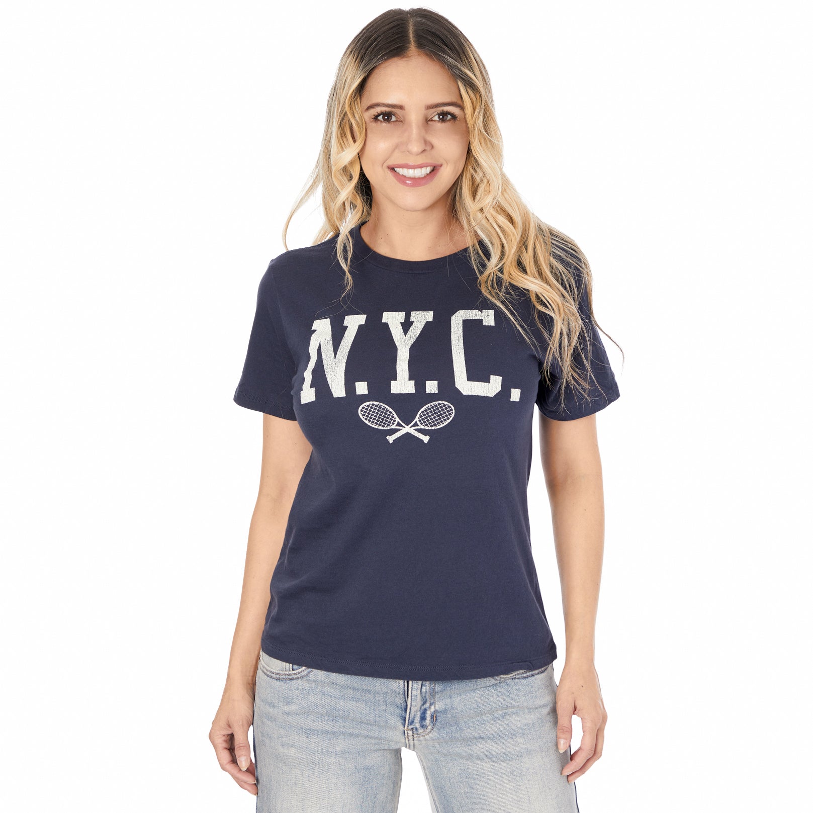 NYC Tennis Racquet Tee - Denny's