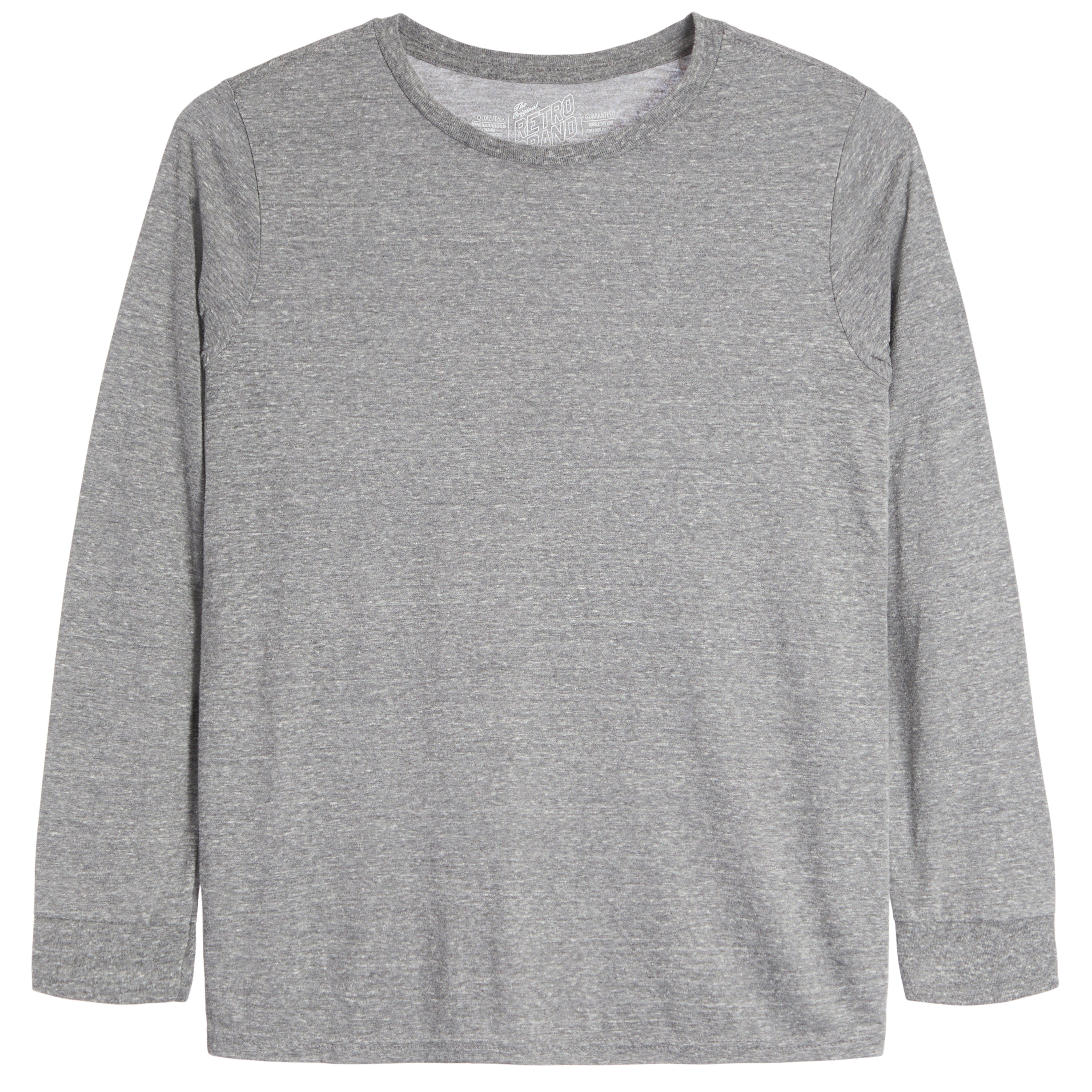 Streaky Solid Long Sleeve Tee - Denny's