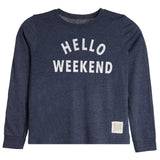 Hello Weekend Long Sleeve Tee - Denny's