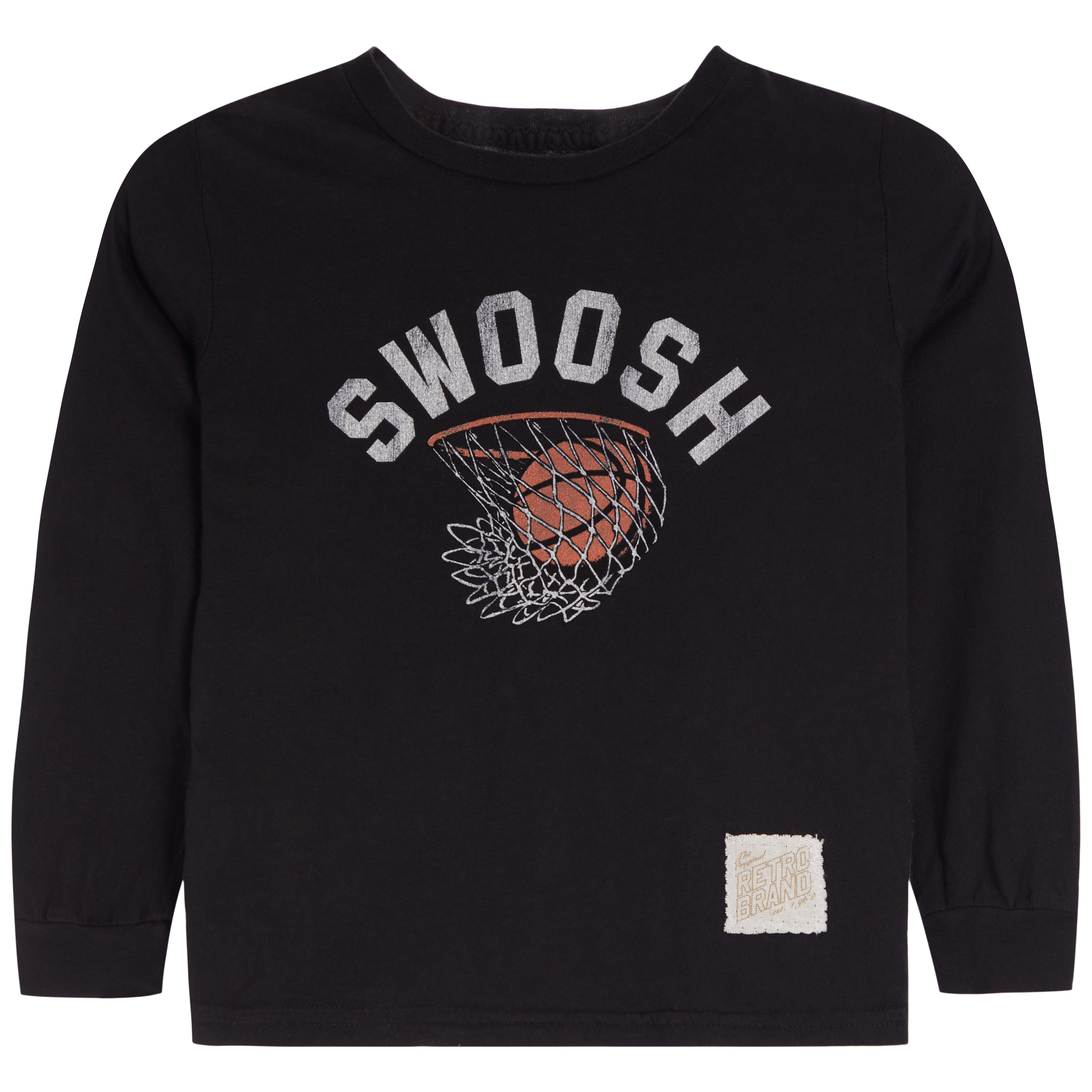 Basketball Swoosh Long Sleeve Tee - Denny's