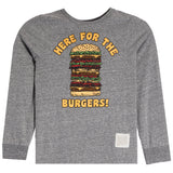 Here For The Burger Long Sleeve Tee - Denny's