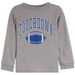grey long sleeve touchdown tee
