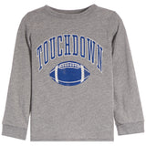 grey long sleeve touchdown tee