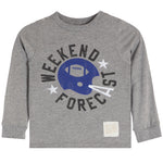 Weekend Forecast Football Long Sleeve Tee - Denny's